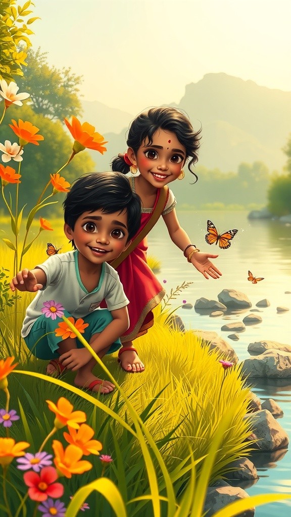 सुन्‍दर और काजल की खूबसूरत दोस्ती