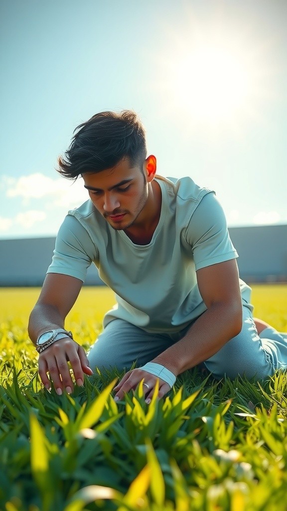 When You Finally Touch Grass After 3 Days of Scrolling 🌱💀