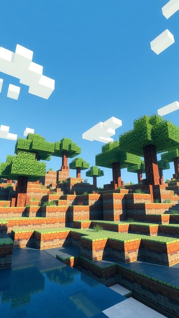 The Creepy Calm of a Minecraft World