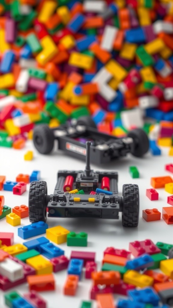 Bouncy LEGO Car: A Chaotic Plastic Adventure!