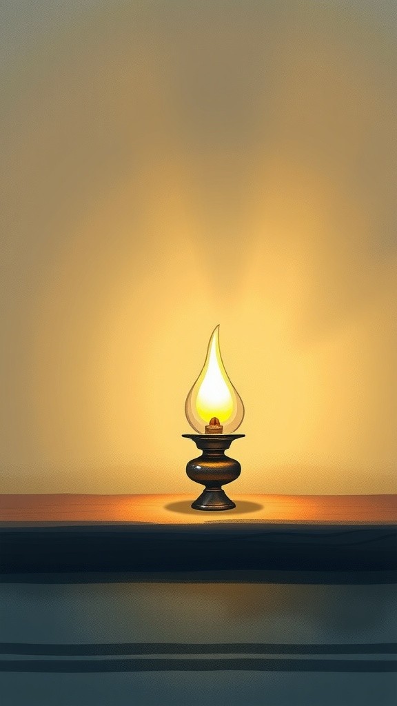 The Little Lamp's Courage