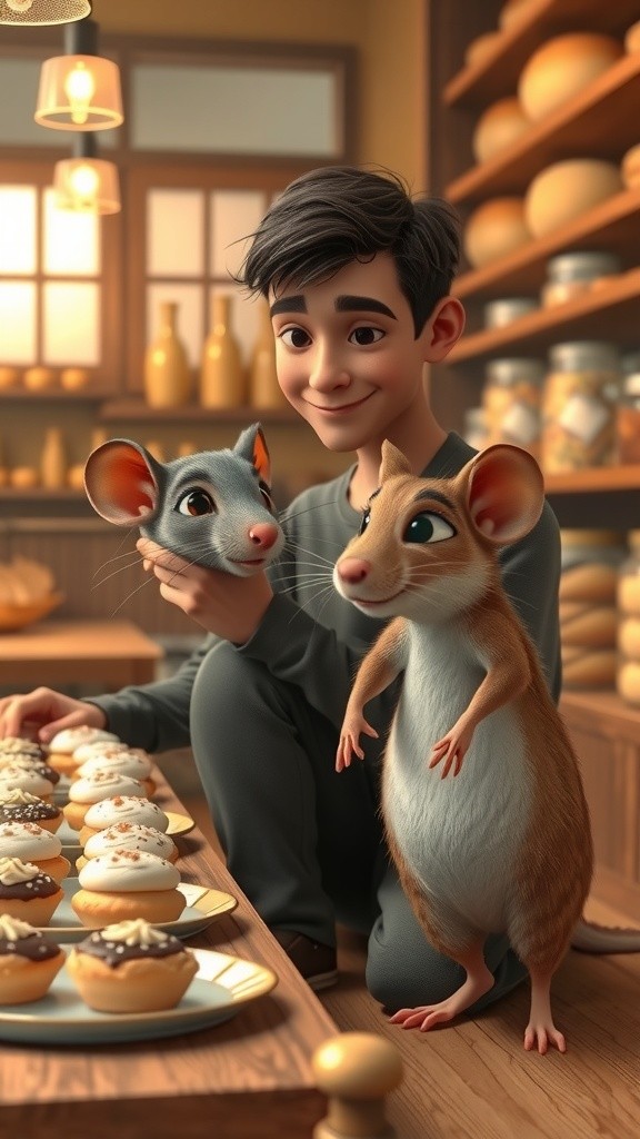 Ritty the Cake-Decorating Rat!