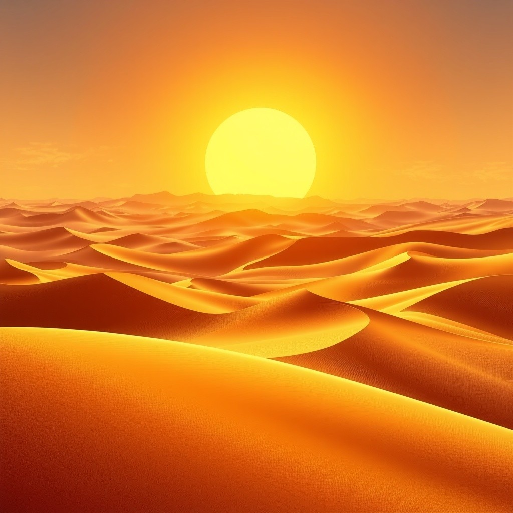 Pria Menunggang Kuda di Gurun Pasir