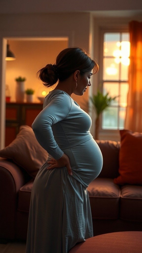 Relief from Pregnancy Back Pain with Maternity Support Belt