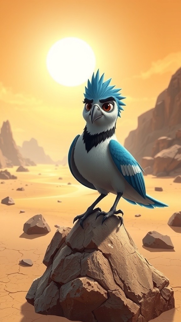 A Thirsty Bird's Journey