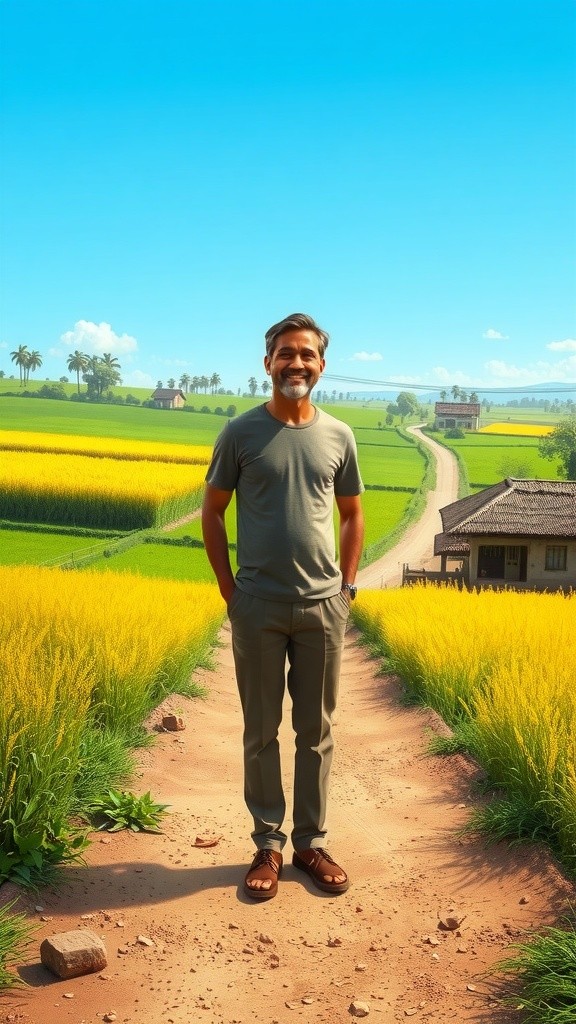 किसान रामू की मेहनत