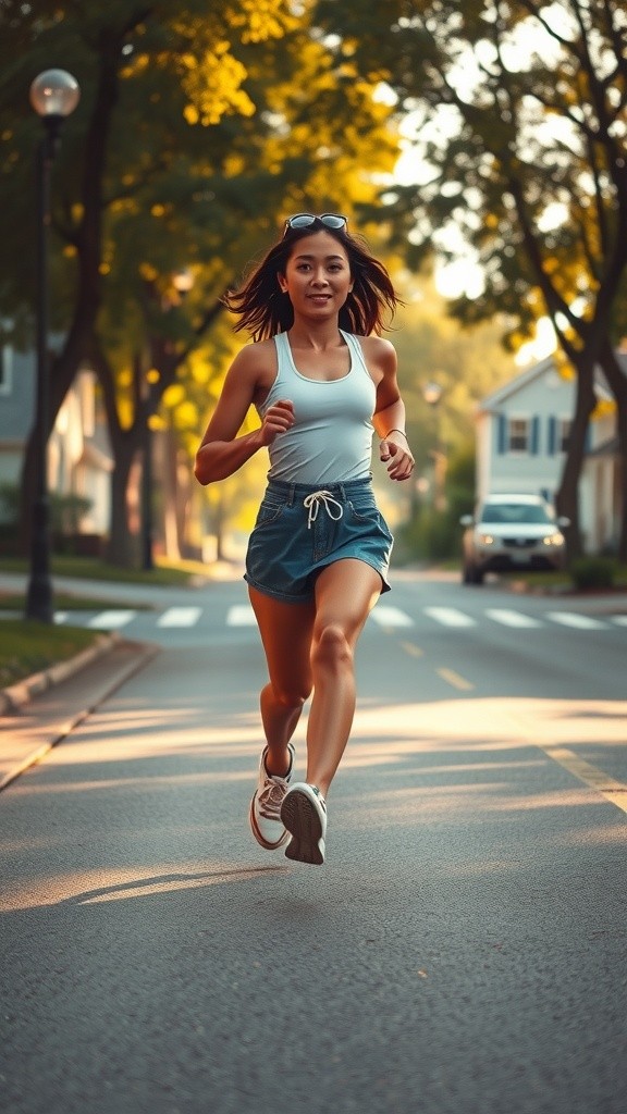 Lari Panik Dikejar Anjing