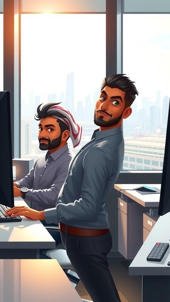 Friends at Work: A Journey of Naveen and Bala