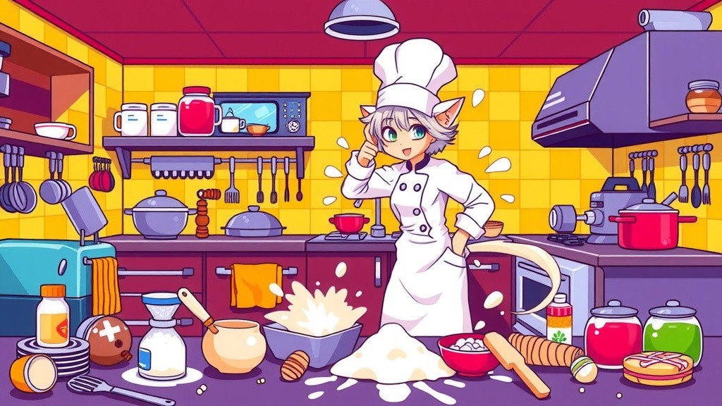 Chef Cat vs. Doggo Baker