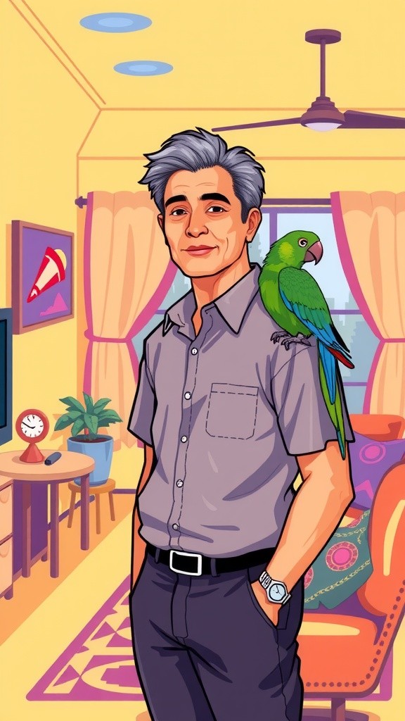 Burung Beo Pintar yang Usil