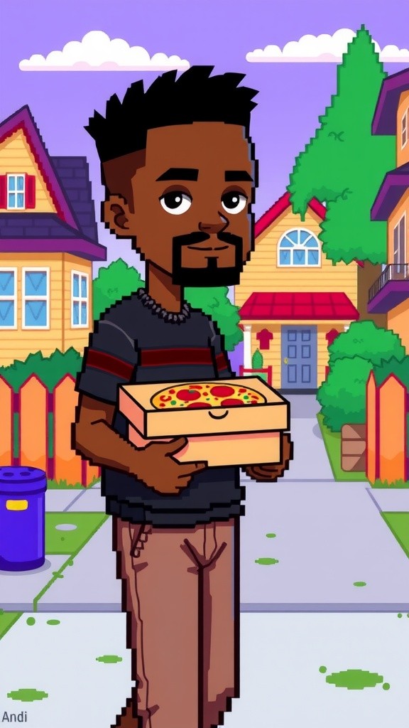 Kejar-Kejaran Pizza: Andi dan Bobo si Kucing