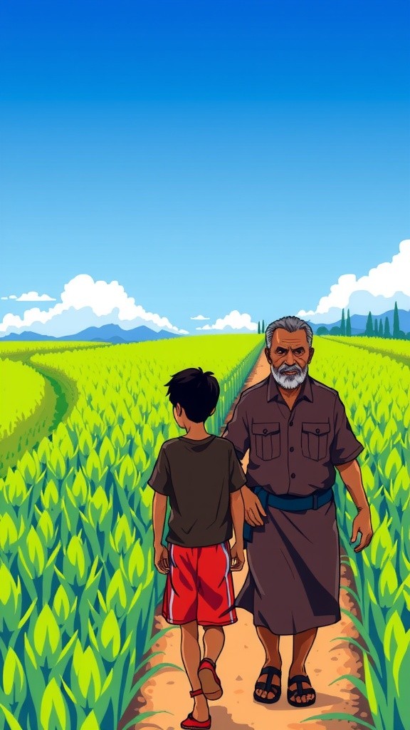 Budi dan Roni: Menghadapi Ular Berbisa di Sawah