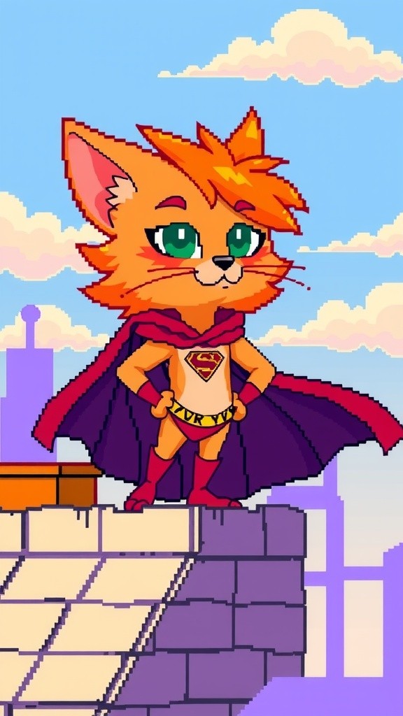 Kucing Oranye: Superhero Konyol!