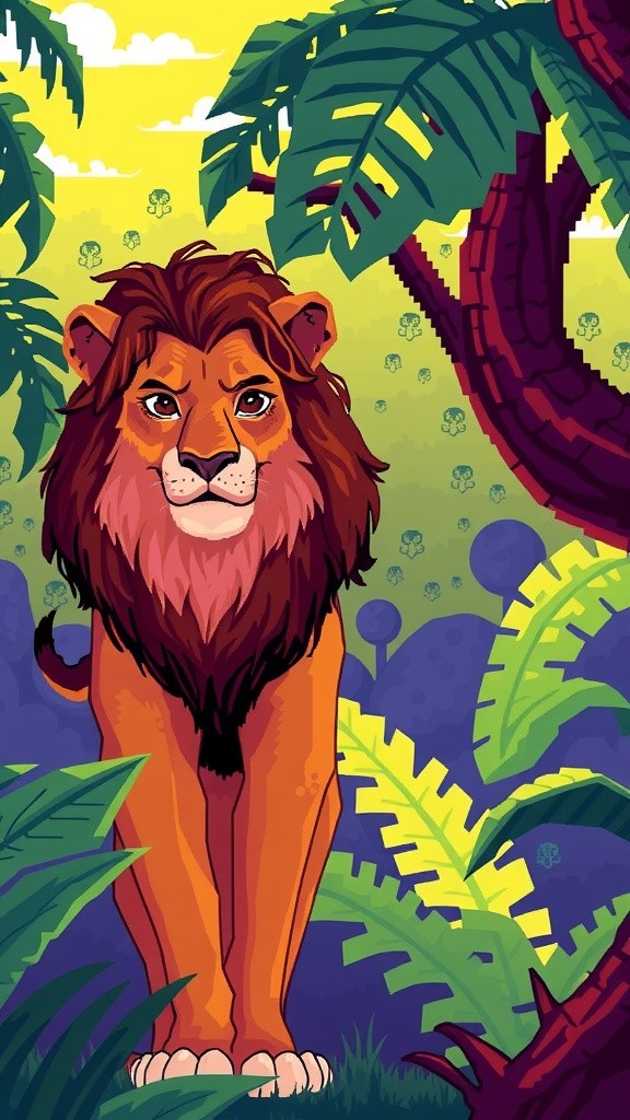 रोहन और शेर: साहस की कहानी