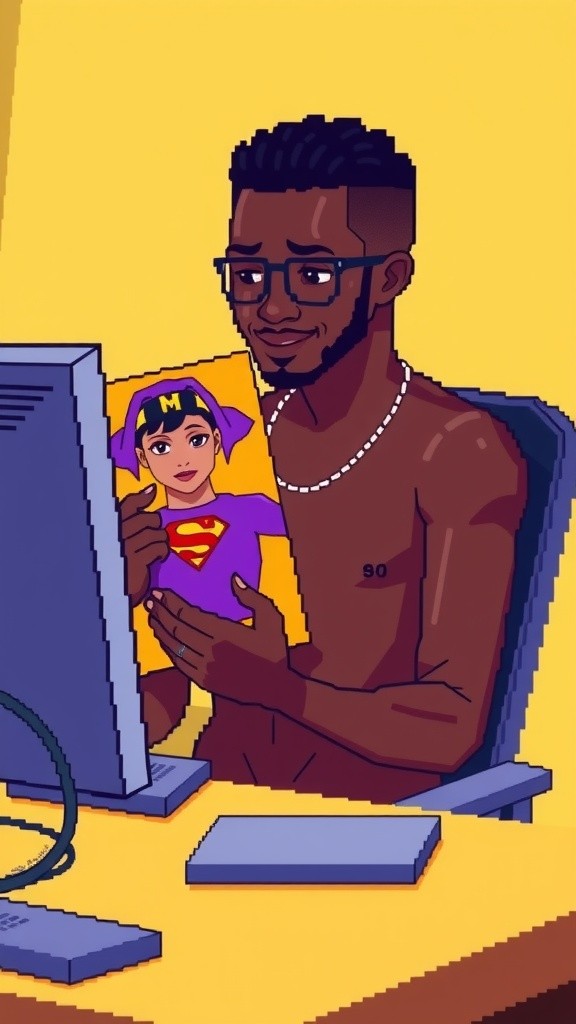Superhero Kostum dan Cameo Viral