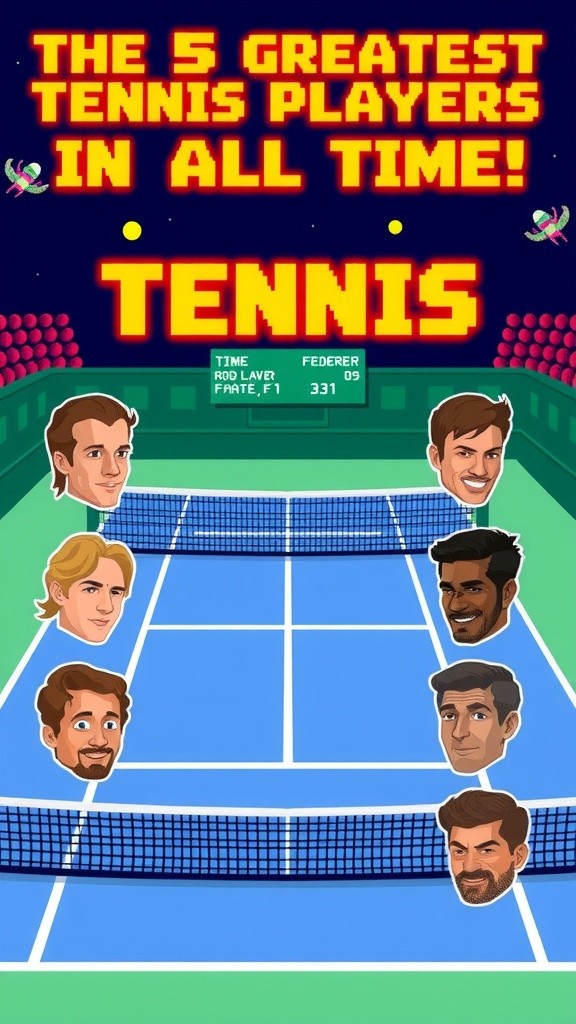 Top 5 Greatest Tennis Players of All Time!
