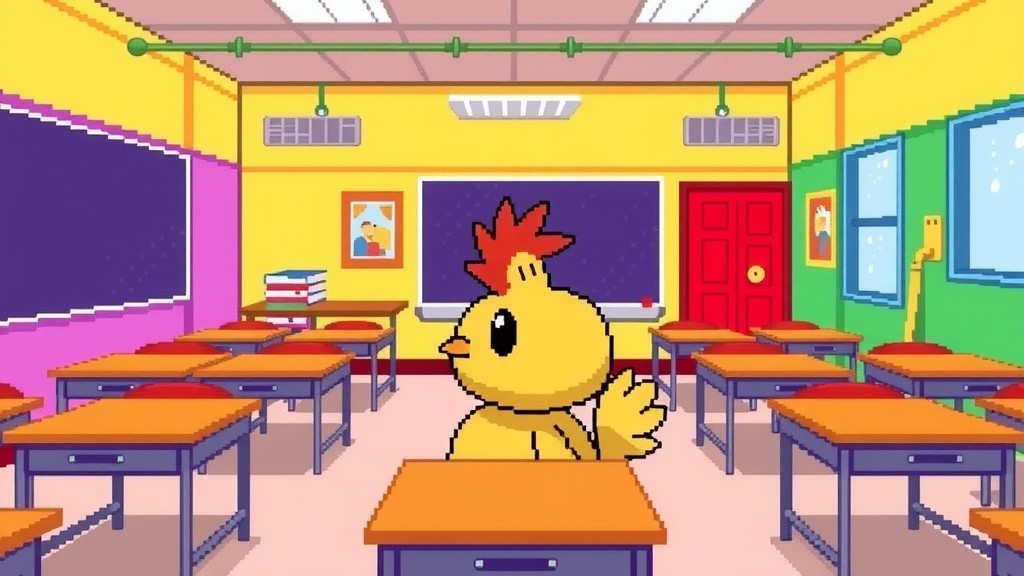 Toni Si Ayam Pintar Bersekolah