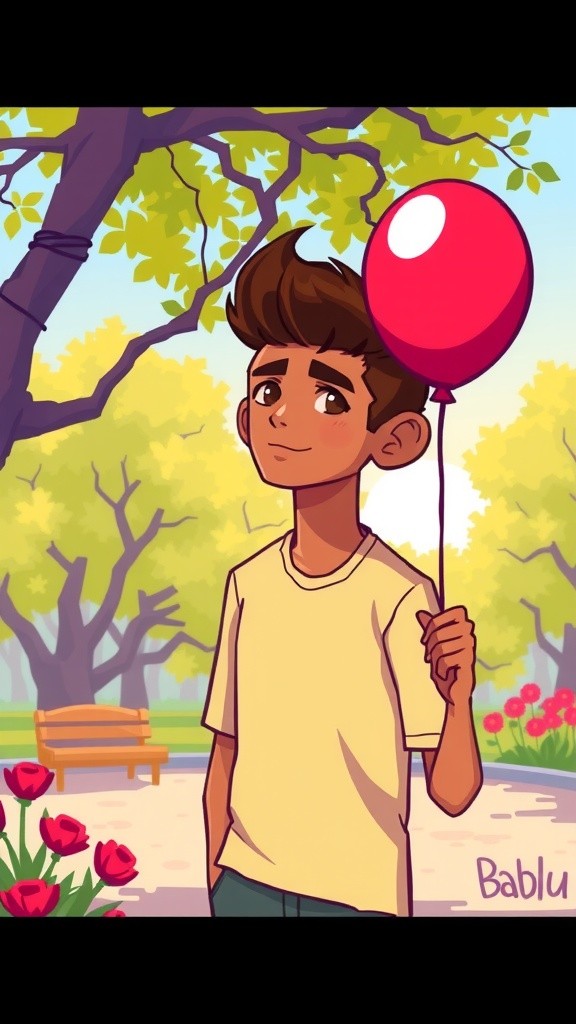 बबलू और उड़ता गुब्बारा: एक मजेदार साहसिक यात्रा