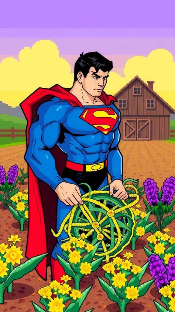 Superman vs. Bald Wizard: Battle Against a Giant Shark Monster