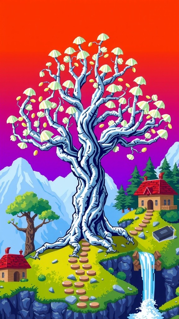 चांदी का जादुई पेड़