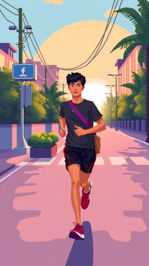 Jogging for the 'Gram: Rangga's Fitness Journey