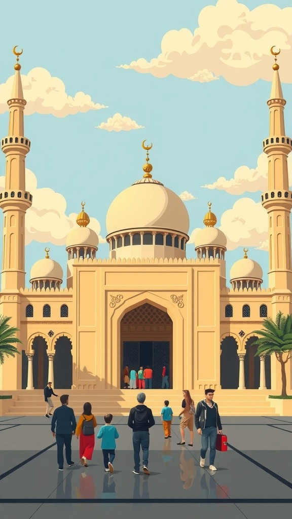 Pelukan Allah di Masjid