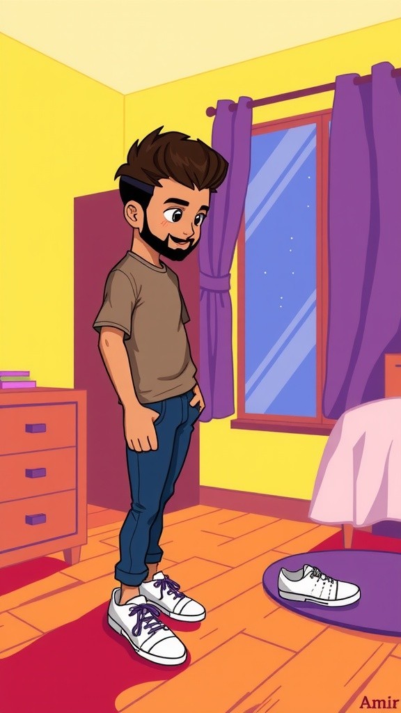 Udin dan Sepatu Baru yang Malang