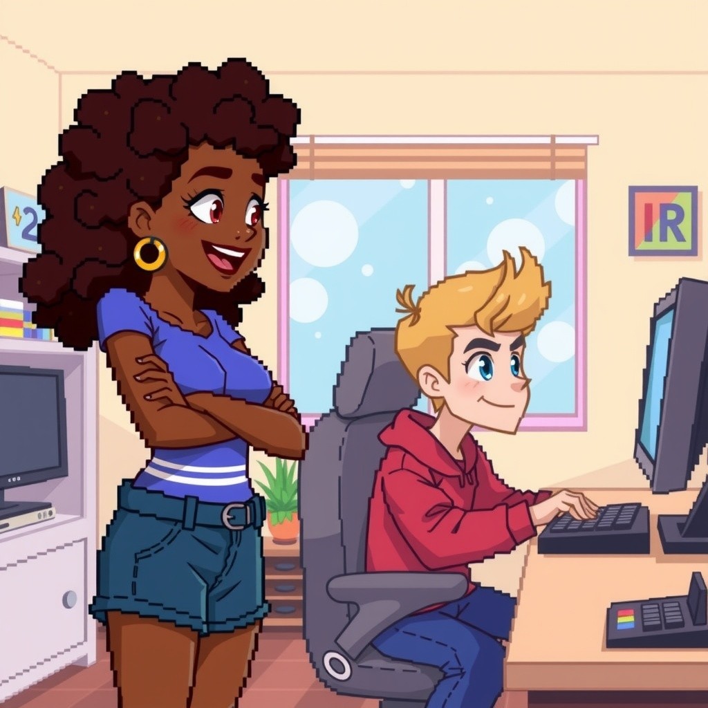 Teen Gamers vs. Piglin Chaos in Minecraft!