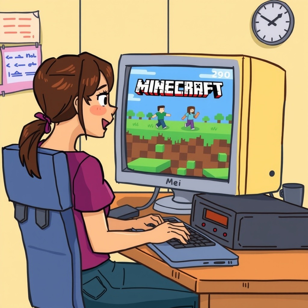 Minecraft Mayhem: Jack and Lulu's Gamer Adventure!
