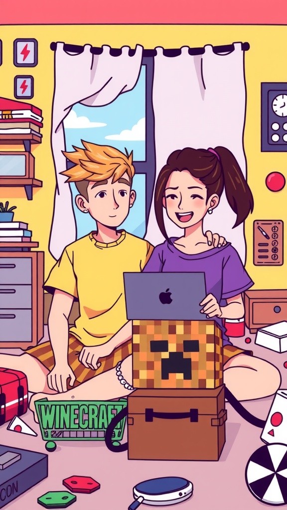 Petualangan Jack dan Lulu di Dunia Minecraft!