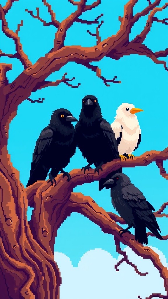 The Wisdom of the Three Crows: Past, Present, Future