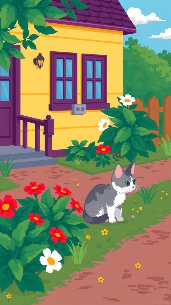 A Stray Cat's New Home