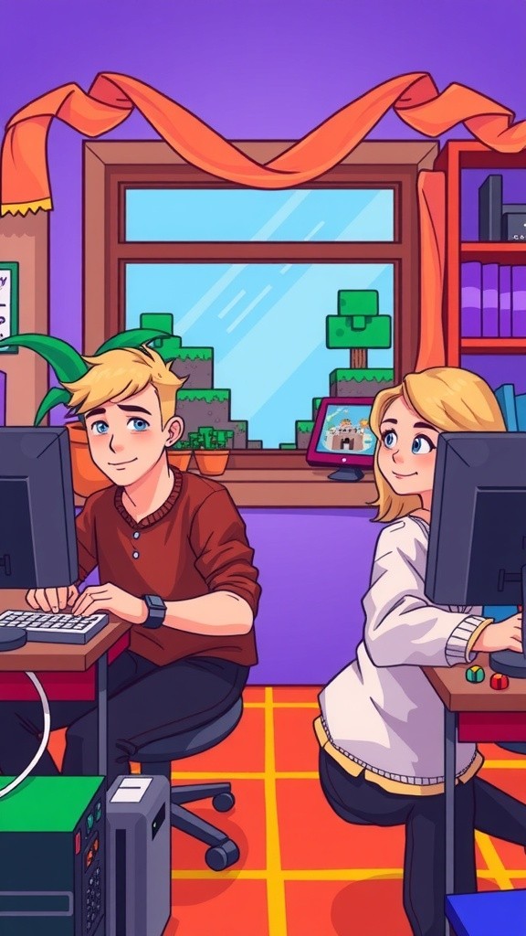 Into the Blocky World: Jack & Lulu's Minecraft Journey!