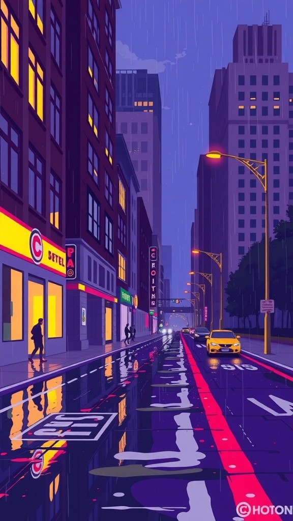 Silent Night Rain: A Cinematic Journey