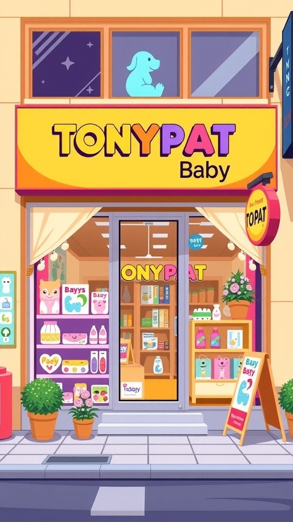 Pregnant Woman Shops for Baby Essentials at TONYPAT