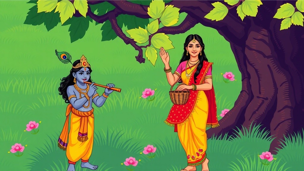 राधे कृष्ण: वृंदावन की भक्ति और प्रेम