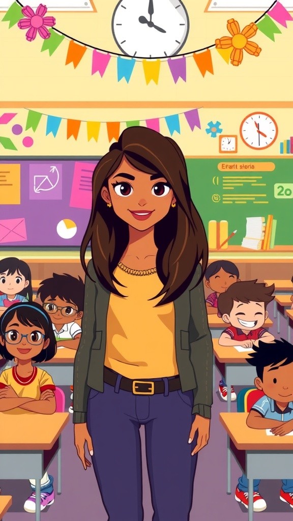 Joyful Classroom Adventures: Sunita Mam and Akash's Fun Learning!
