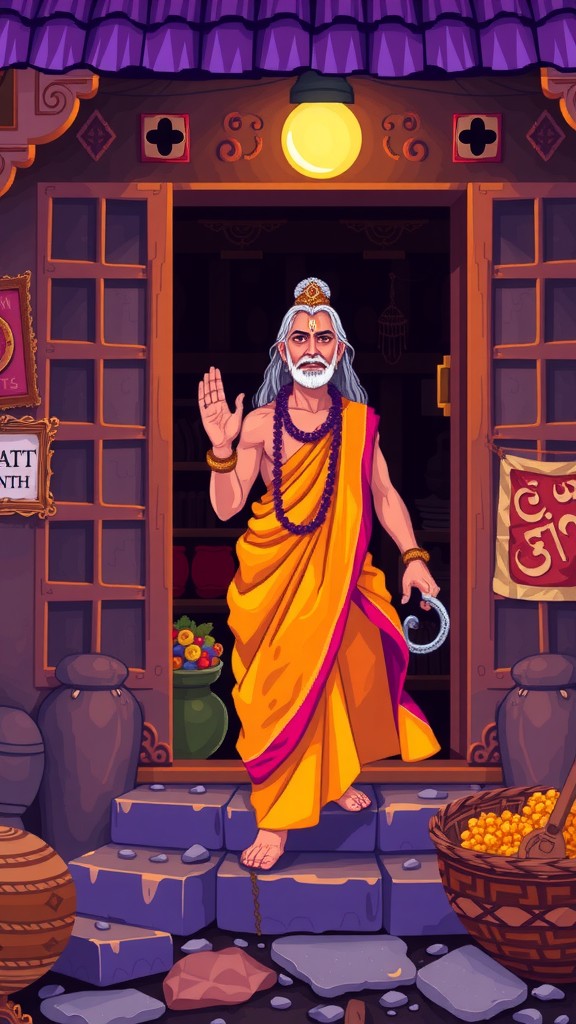 भगवान विष्णु का साधु रूप और व्यापारी की पत्नी