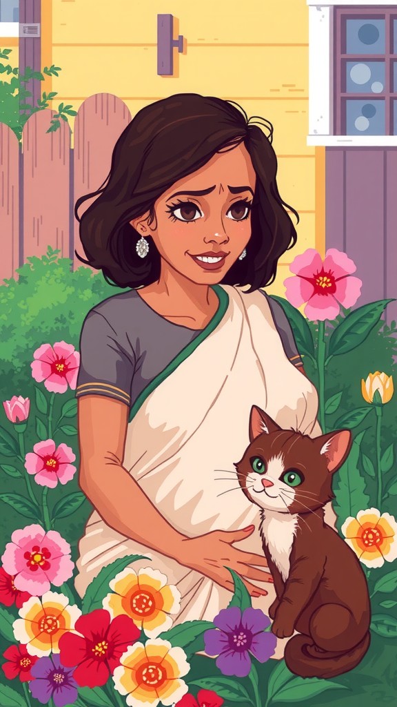 A Garden of Kindness: Agnes & the Stray Cat