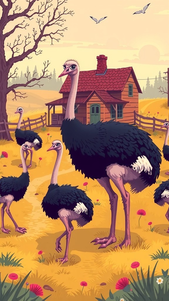 The Lesson of the Ostriches: Patience Over Jealousy