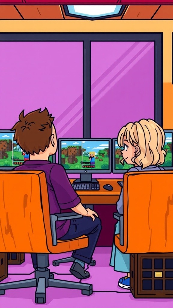 Minecraft Adventure: Jack and Lulu's Battle Against the Piglins!
