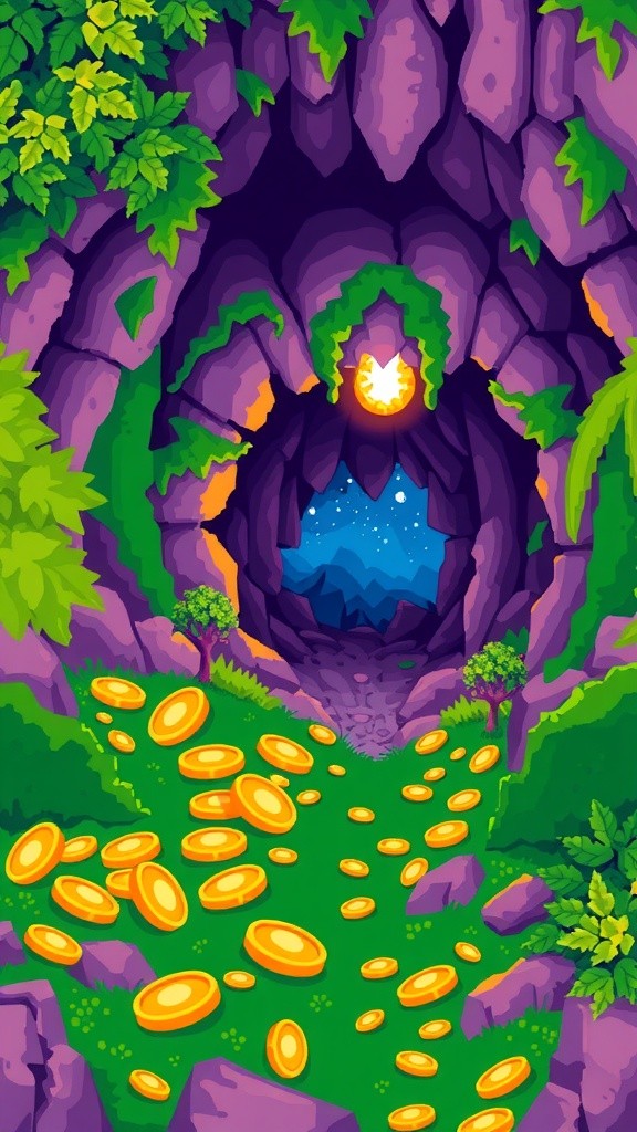 Discover the Crunchy Treasure at CRISPY CAVE! 🪙✨
