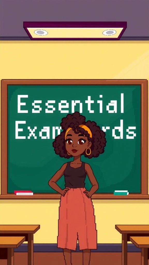 Essential Vocabulary Words for Exam Success!