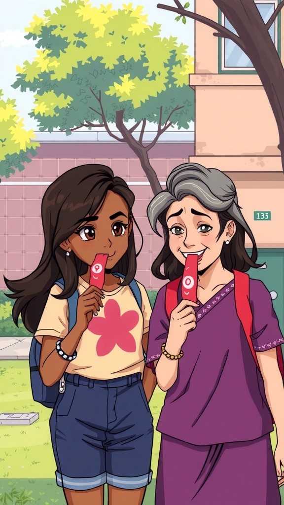 Chewing Gum Showdown: Nina and Meena