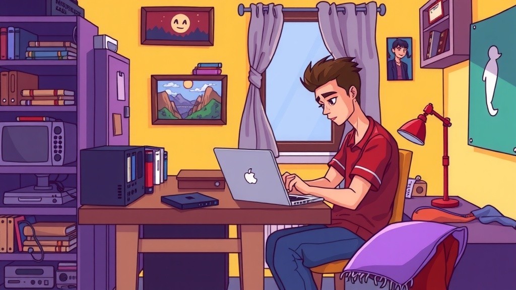 A Tech Boy's Journey: Struggles for Career and Success