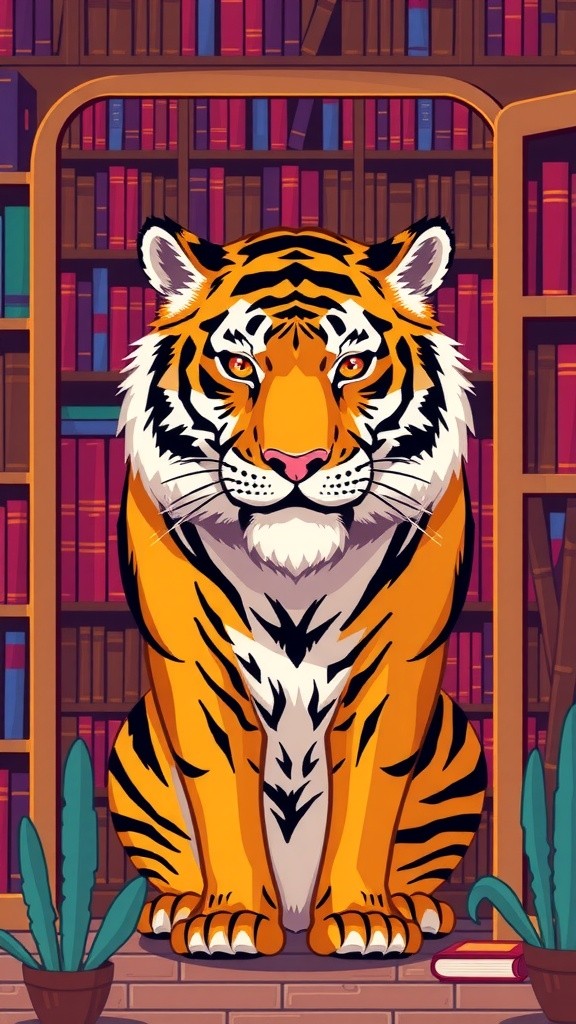 Harimau di Perpustakaan: Cerita Lucu!