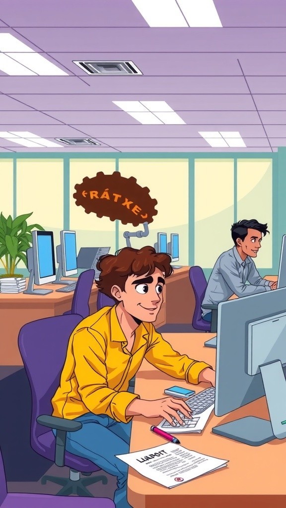 Unexpected Office Earthquake