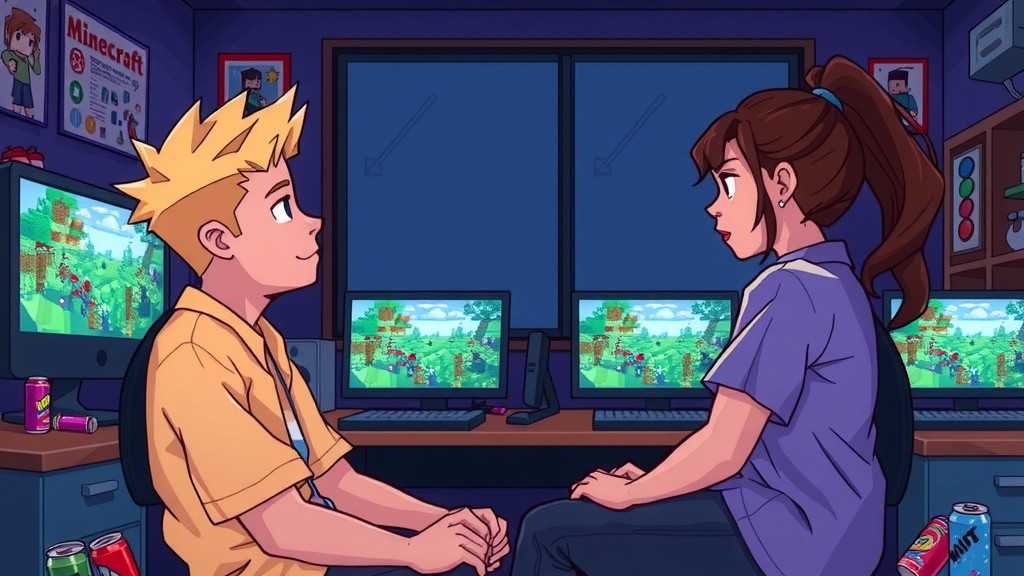 Minecraft Madness: Jack and Lulu vs. the Piglin Squad!