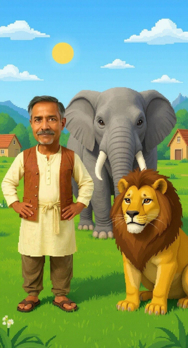 امیر لڑکی اور کسان کا ہاتھی