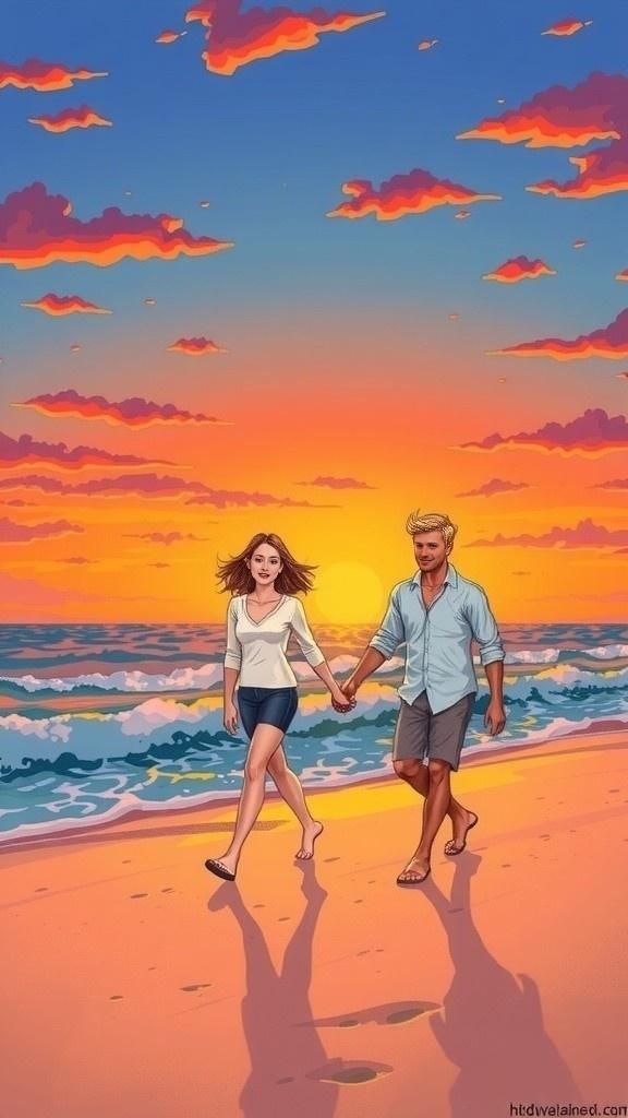 Beachside Romance: A Visual Journey